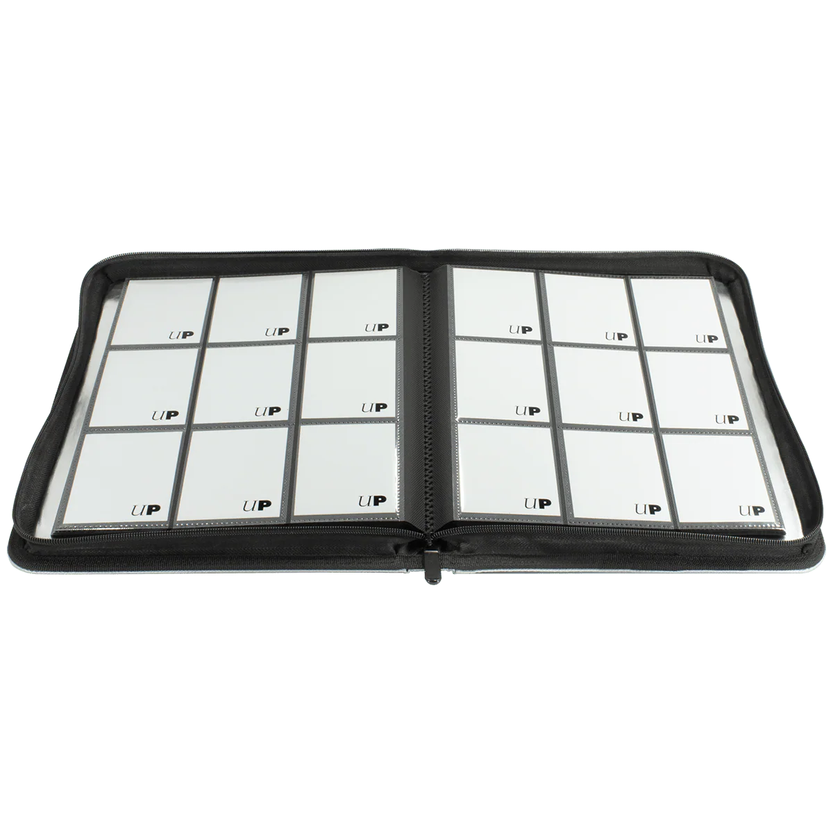 Ultra PRO 9-Pocket Zippered PRO-BINDER®: Silver Made With Fire Resistant Materials - Image 2