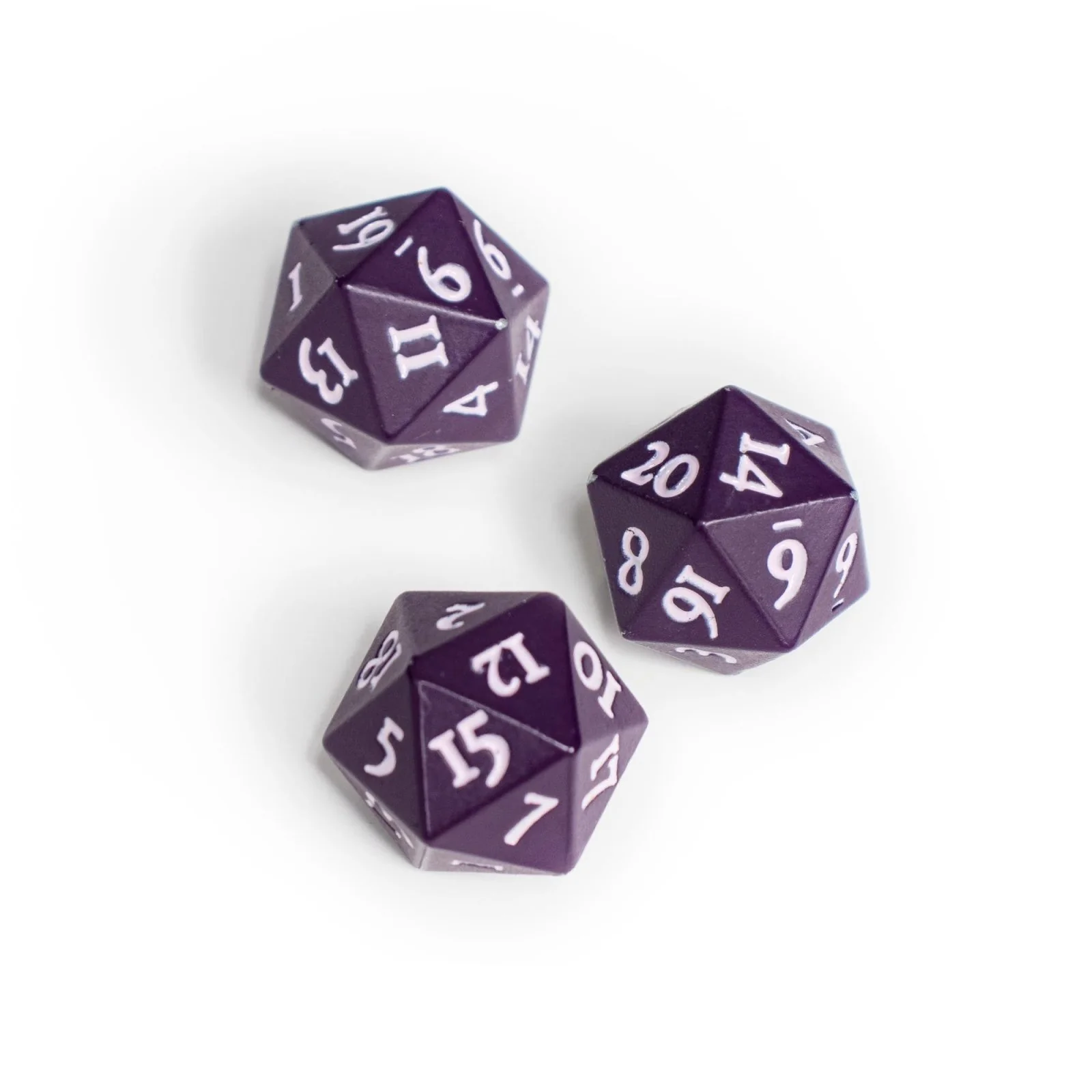 Vivid HEAVY METAL® D20 Dice - Midnight Plum