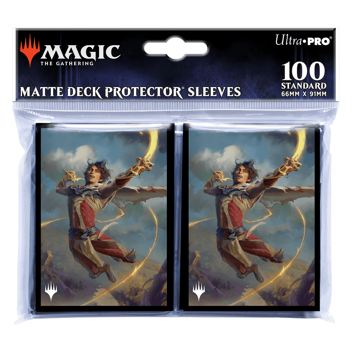 Wilds of Eldraine Kellan, the Fae-Blooded (Adventure Frame) Standard DECK PROTECTOR® Sleeves (100ct) for Magic: The Gathering - Image 2