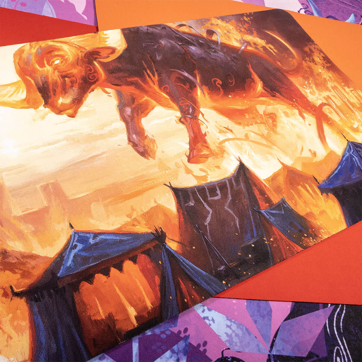 Wilds of Eldraine Restless Bivouac Standard Gaming Playmat for Magic: The Gathering - Image 2