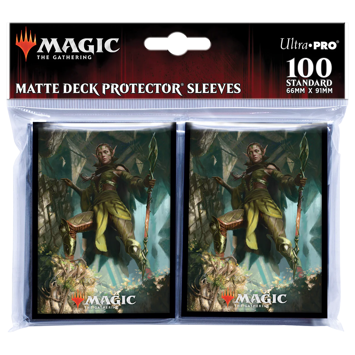 Zendikar Rising Nissa of Shadowed Boughs Standard DECK PROTECTOR® Sleeves (100ct) for Magic: The Gathering - Image 2